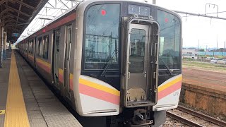 羽越本線(普通)車窓 新発田→坂町/ E129系 新発田822発(村上行)