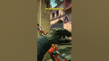 TRY THIS UNDERPASS PLAY ON MIRAGE #shorts #csgo