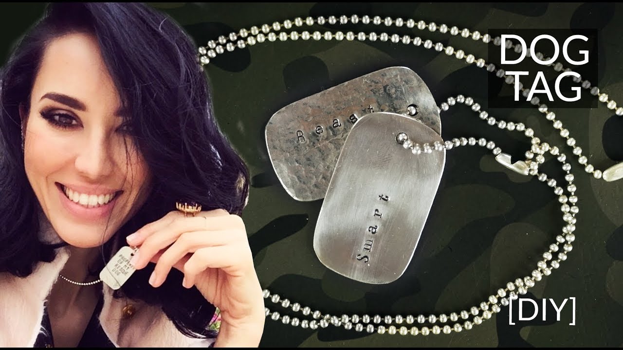 How To Make Military Dog Tags - Youtube