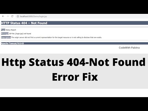 Video: Was ist HTTP-Statusfehler 404 Kater?