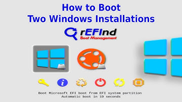 How To Boot Two Windows Installations From rEFInd?(The Right Way)