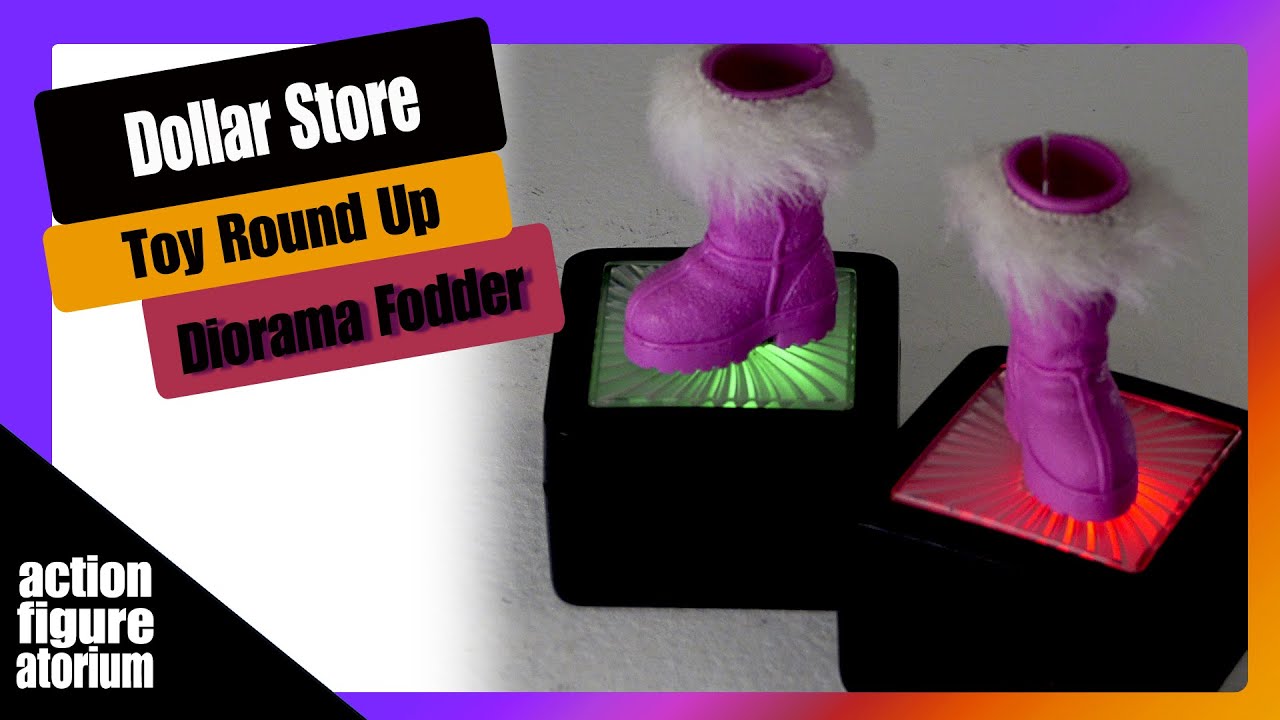 Dollar Store Toy Round Up Useful diorama fodder, sticky tack and bendy wire YouTube