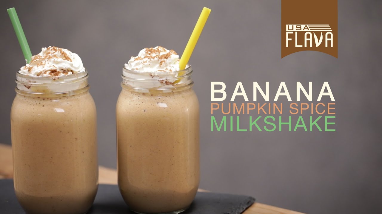 Xanthan Gum USA Flava How to make Banana Pumpkin Spice Milk Shake YouTube