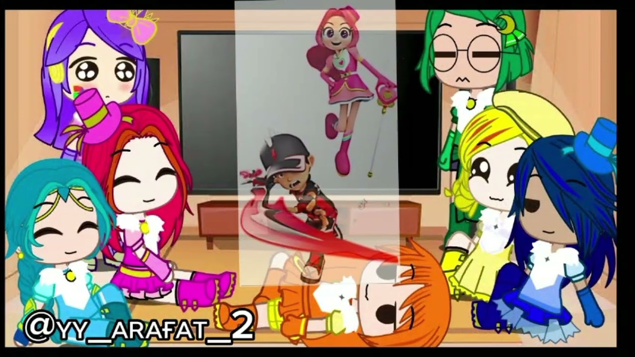 bubblegum reaction to BoBoiBoy #gachaclub