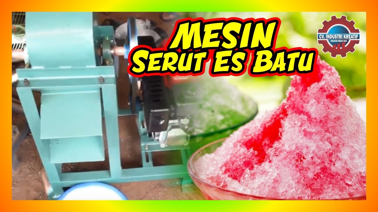 BUAT ES SERUT PELANGI MENJADI GAMPANG!!!! DENGAN MESIN ES SERUT MURAH ...