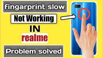 realme mobile fingerprint lock not working | fingerprint slow not working ( problem solved )
