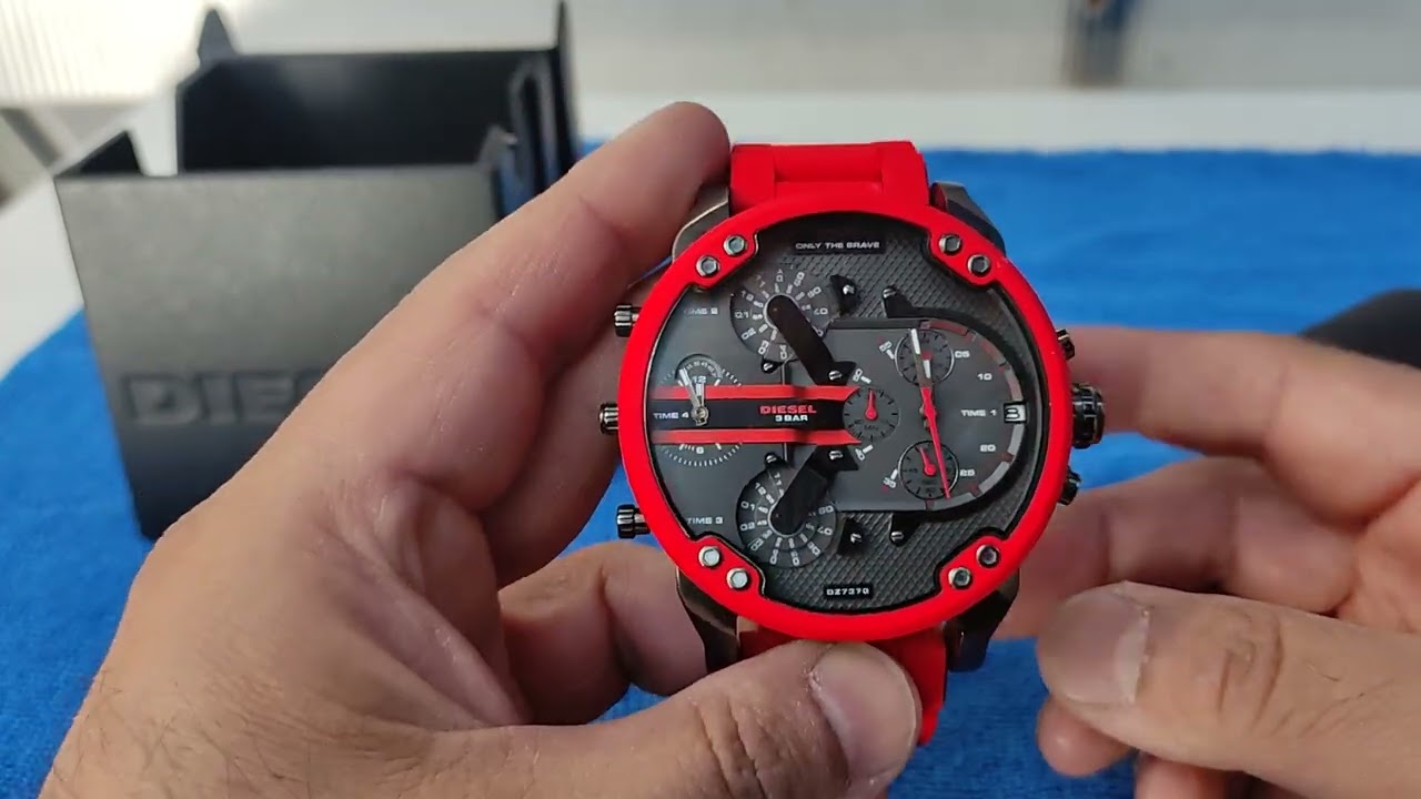 REVIEW RELOJ DIESEL MR DADDY ROJO 