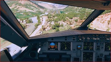 Paro Bhutan Go-Around & Smooth Final Landing | Airbus A320 | MSFS 2024