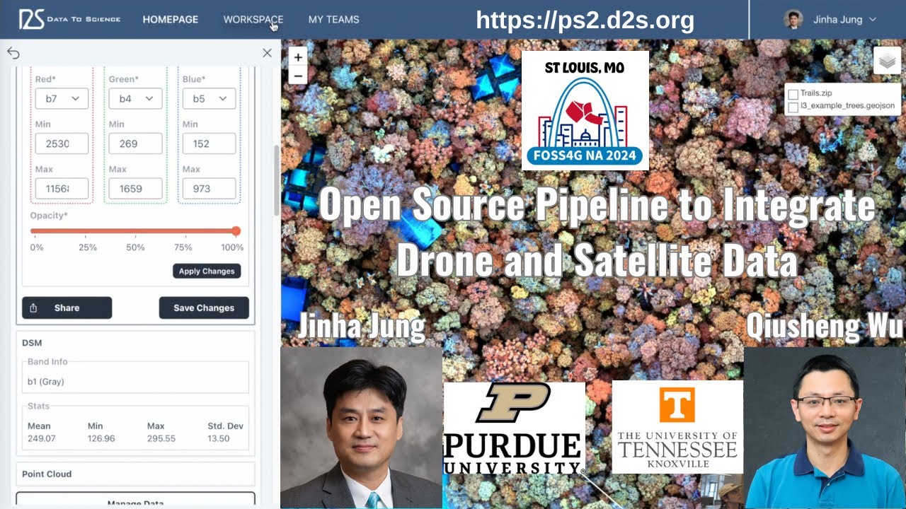 FOSS4G NA Workshop: Open Source Pipeline to Integrate Drone and ...