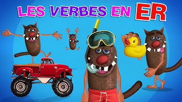 Foufou - Verbes du 1er Groupe pour les enfants (Learn verbs in french for kids) serie 01 4k