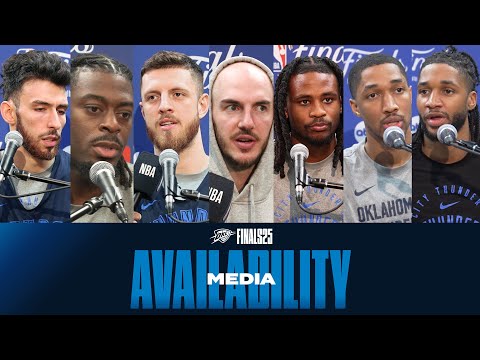 Practice Media Availability | NBA Finals Podiums | June 12, 2025 | OKC Thunder