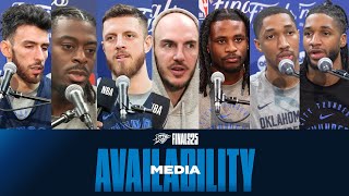 Practice Media Availability | NBA Finals Podiums | June 12, 2025 | OKC Thunder