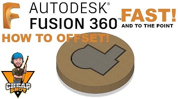 How To Use Offset Tool (Fast Fusion 360 Tutorial)