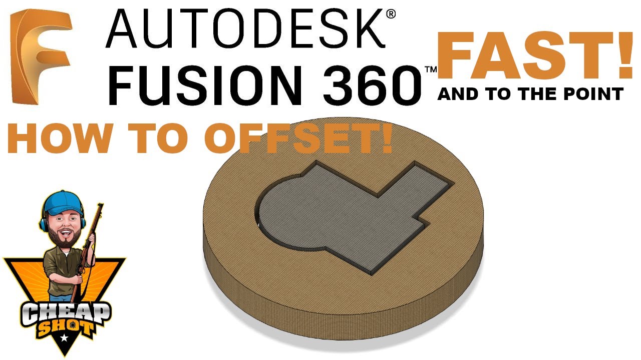 Tutorial FUSION 360 Básico #7 - Trim, Offset, Polygon, Mirror