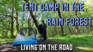 Overnight BackPack in the Hoh RainForest  Living on the Road