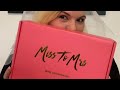 UNBOXING BOX 5 of the MISS TO MRS BOX!!!