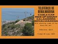 Benalmadena Cable Car Ride up Mount Calamorro and views over the Costa del Sol, Spain: 26 June, 2023