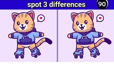 Spot The Difference : Only The Sharpest Eyes Can Find 3 Differences | Challenge Accepted