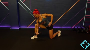 Half Kneeling Iso Bicep Curl