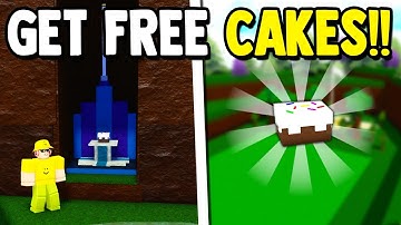 GET FREE CAKES!! | Build a Boat for Treasure ROBLOX
