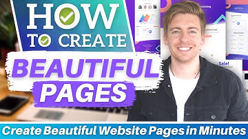 How To Create Beautiful Website Pages in Minutes with Divi (Divi Theme Tutorial)