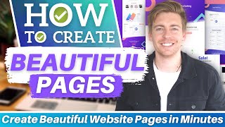 How To Create Beautiful Website Pages in Minutes with Divi (Divi Theme Tutorial)
