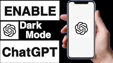 How to enable dark mode on chatgpt account||Disable light mode on chatgpt account||Unique tech 55