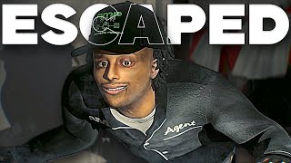 THE ENDING Of Kai Cenat's Horror Game Escaping Agent!