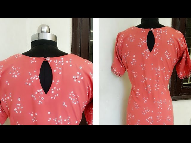 Back kurti neck designs||Latest back kurti neck designs - YouTube