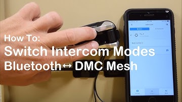 Cardo PACKTALK/BOLD - Change Intercom Mode (DMC Mesh/Bluetooth)