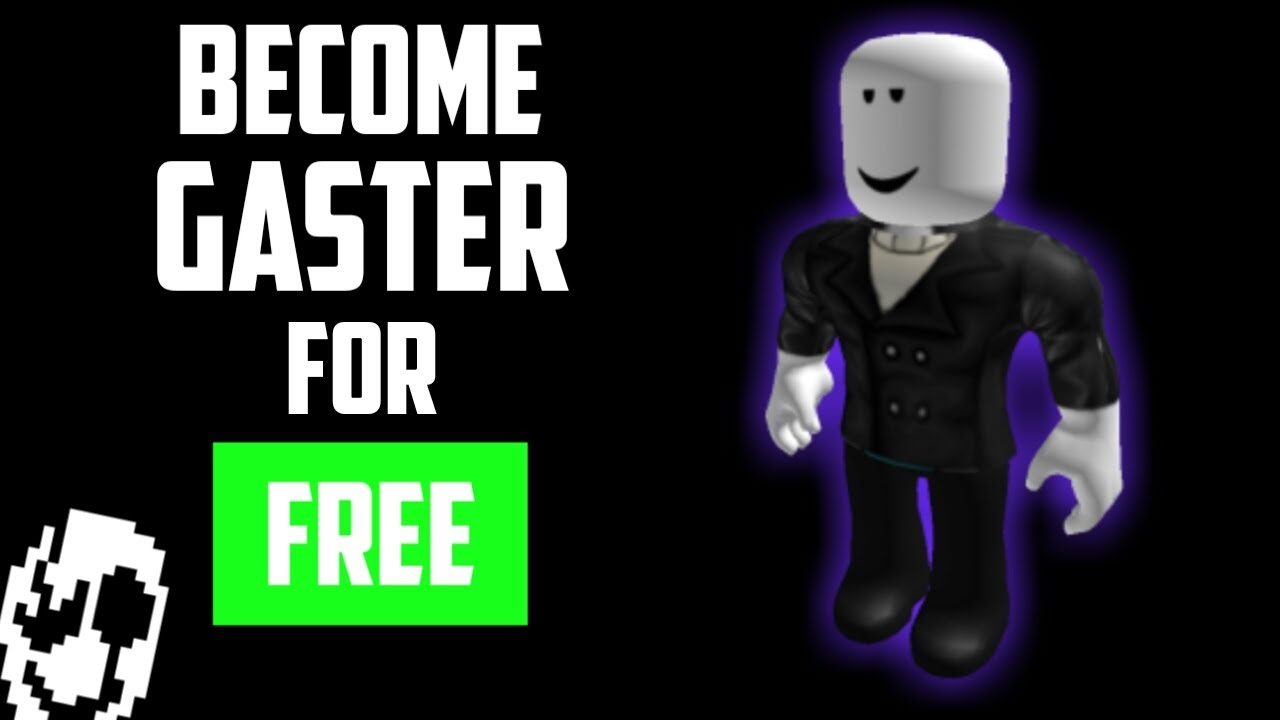 How To Be Gaster From Undertale In Roblox For Free Android Ios Laptop Pc Youtube - gaster remix roblox