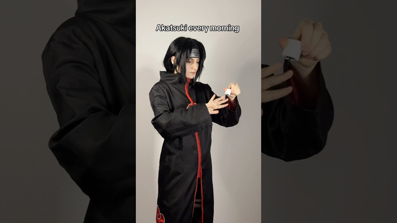 Akatsuki Every Morning - They’re suddenly all from Konoha #naruto #cosplay