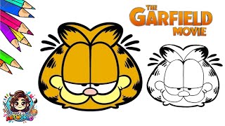 😺 How to Draw Garfield's Head | The Garfield Movie | Easy Drawing Tutorial 🎨