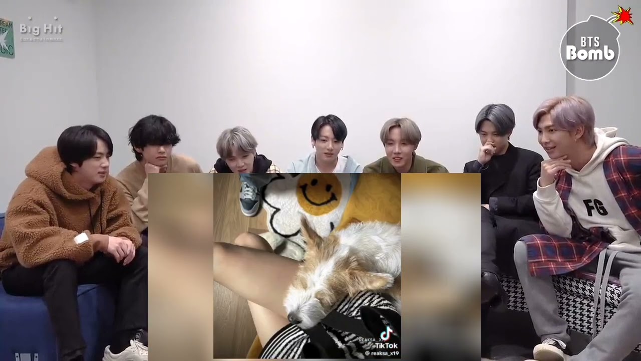 BTS reacciona a Rosé y Hank tiktok