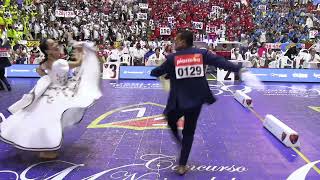 Jancarlos muro y Sue Ellen Araujo, uno de sus mejores bailes al lado de campeones. Gran Chimú 2022
