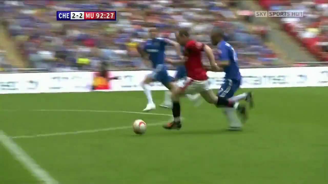 Wayne Rooney GOAL against Chelsea - Community Shield 2009 *HD*