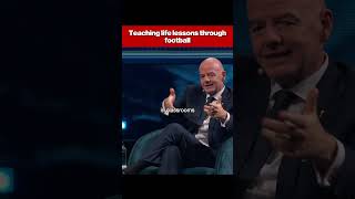 Teaching life lessons through football #infantino #fifa #americabusinessforum #football