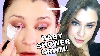 GET READY WITH ME- BABY SHOWER for BABY GIRL + Pregnancy update | Beauty Banter