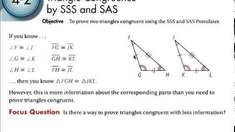 Geometry Lesson 4-2 Video