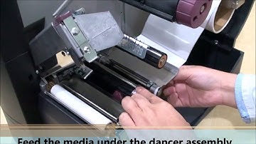 ZEBRA ZM400 LOADING MEDIA