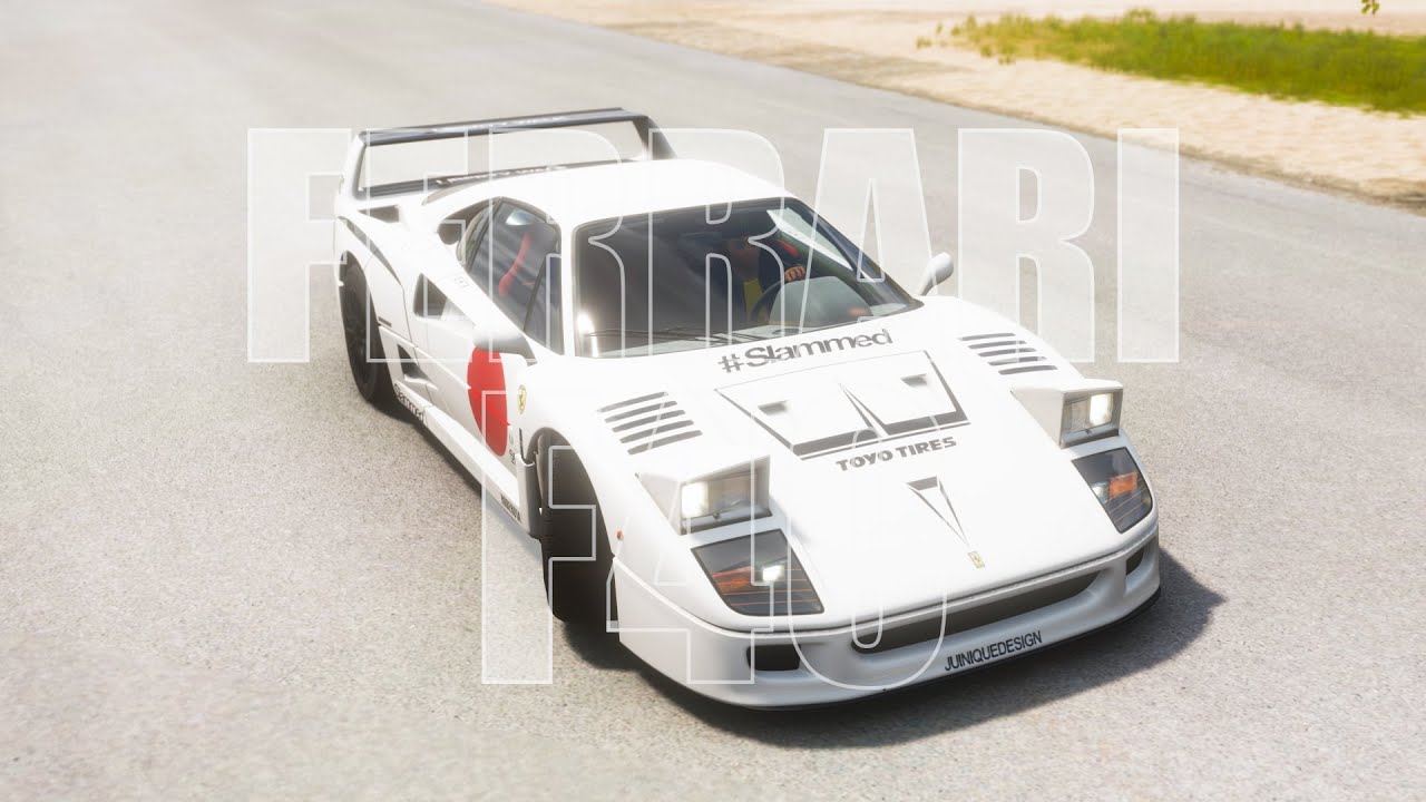 Visual polêmico, desempenho lendário: Ferrari F40 em ação!