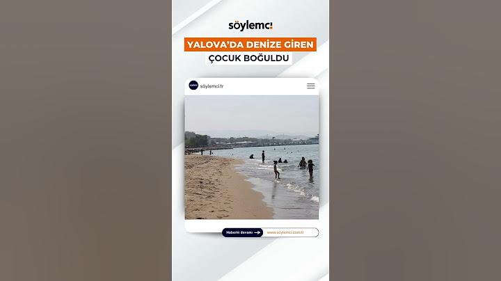 6-year-old child drowned in the sea in Yalova