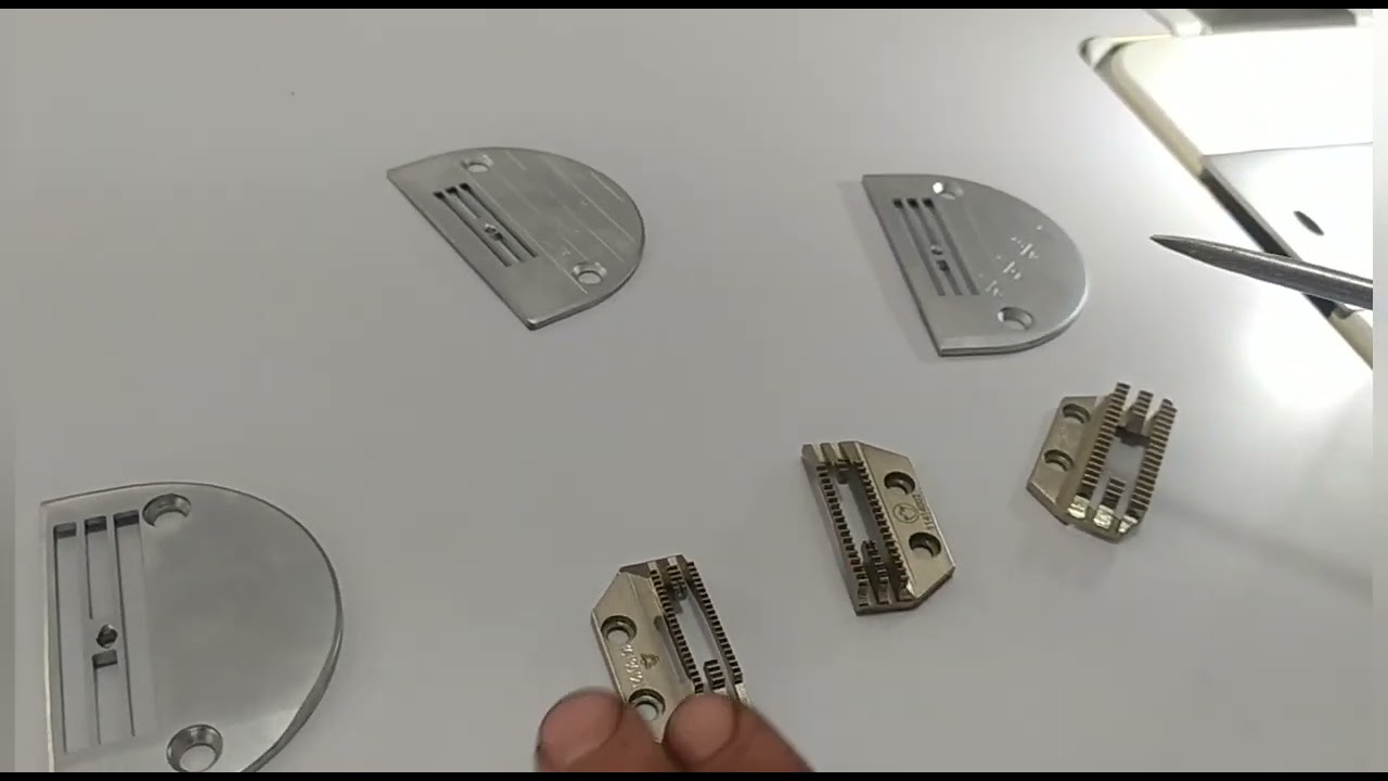 Como alterar o TRANSPORTE da reta. trocando o EMPELENTE/DENTINHO e a chapa da agulha!