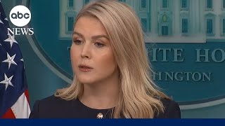 White House press secretary defends Hegseth, alleges leakers are mounting a 'smear campaign'