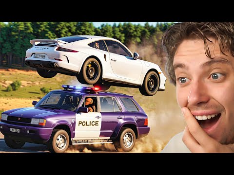 Reacting To DUMMIES Causing crashes in beamNG