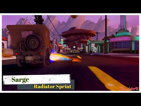 Cars 2 The Video Game Sarge Battle Race Going Ballistic Radiator Sprint 4 Laps 