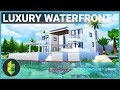 $300,000 Luxury WATERFRONT Home | The Sims 4 House Building