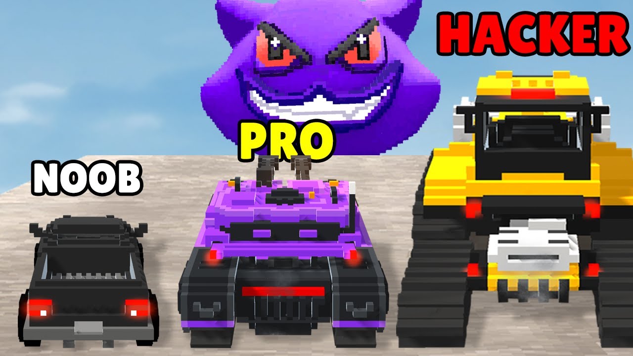 NOOB vs PRO vs HACKER in Monster Demolition