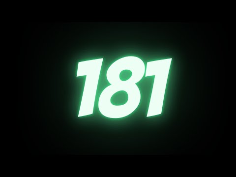 [03:01] 181 Seconds Countdown with Every Second Beeps | 181s Timer Alarm Loud Noise When Ends 1080p