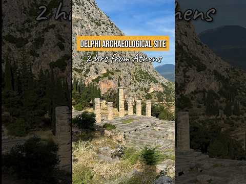 Delphi Greece: A great road trip from Athens #travel #greece #shorts